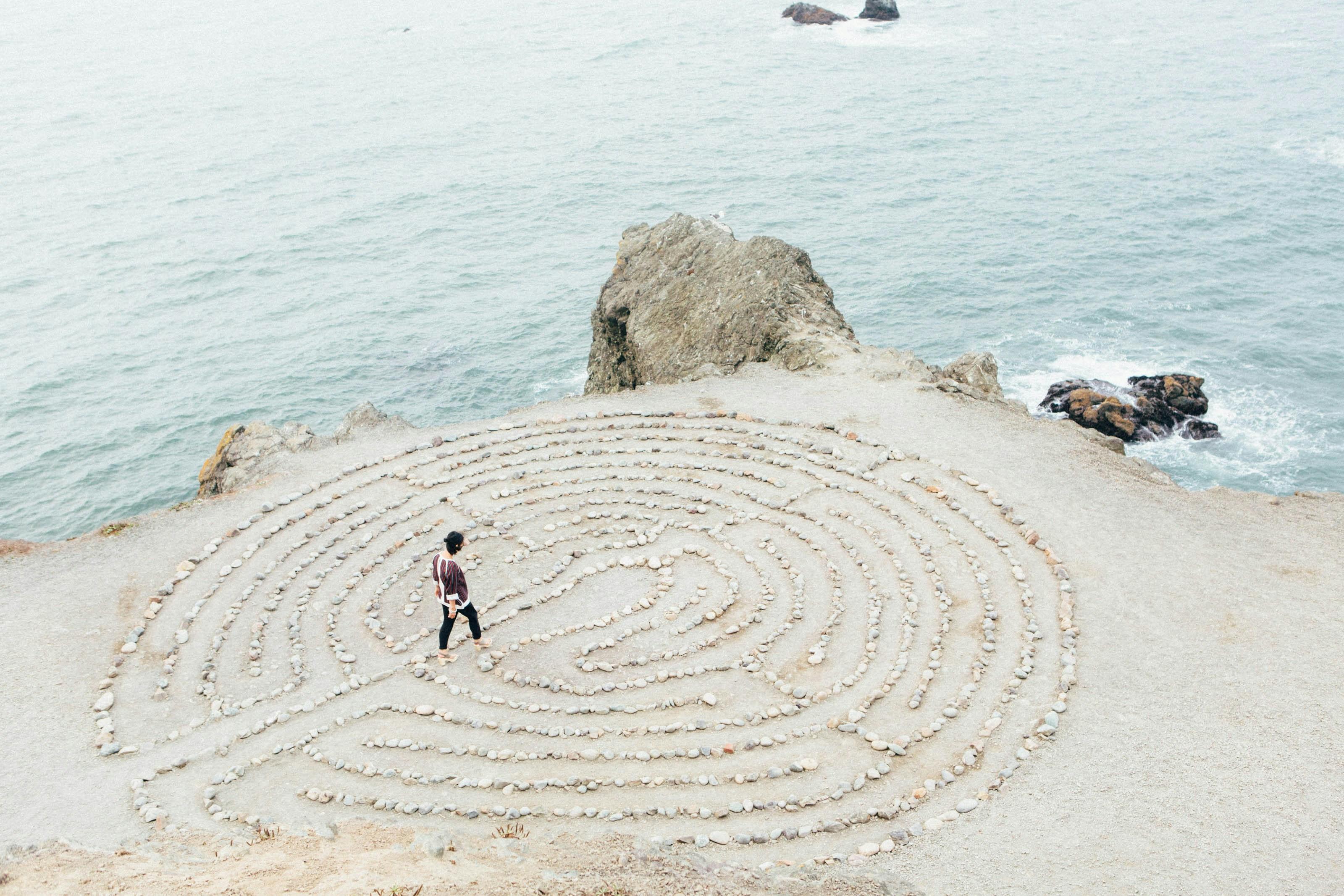 Navigating sand map